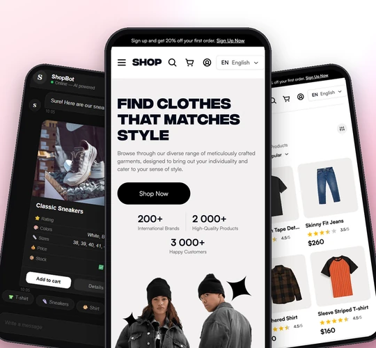Online Fashion Shop with AI-Generated Listings